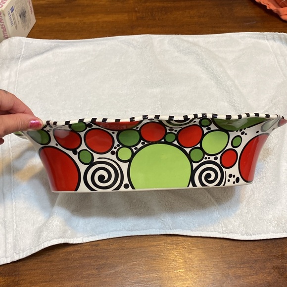 Carla Grogan Burton & Burton Merry Christmas Y’all serving bowl - Picture 4 of 8